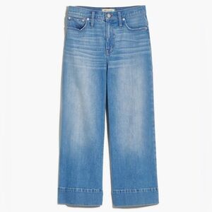 Madewell Wide Leg Crop Jeans